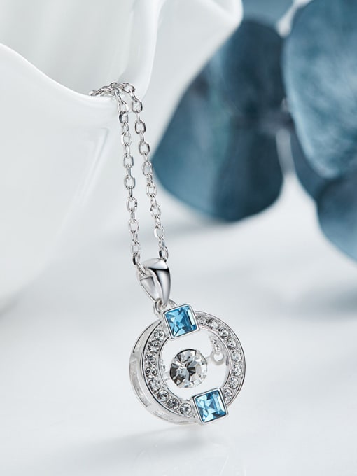 CEIDAI Fashion austrian Crystals Round Necklace 2