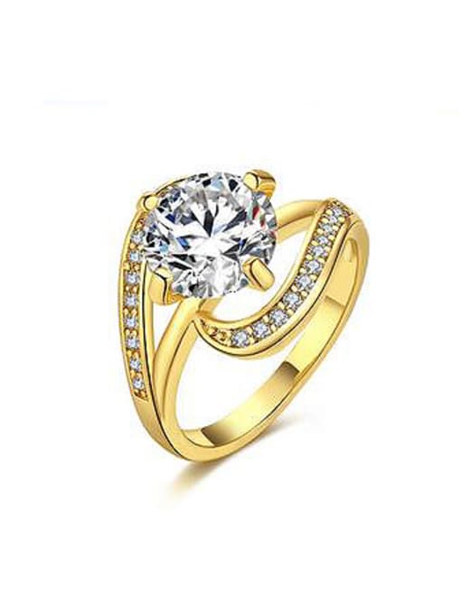 OUXI Fashion Zircon Rhinestones Women Ring 0