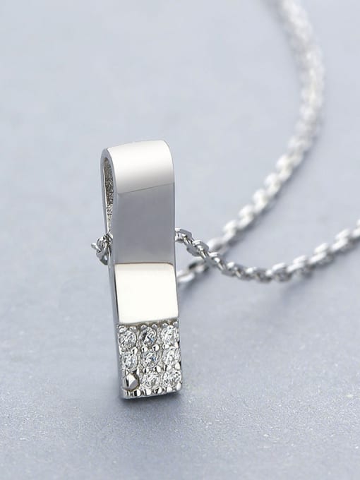 One Silver S925 Silver Whistle Necklace 2
