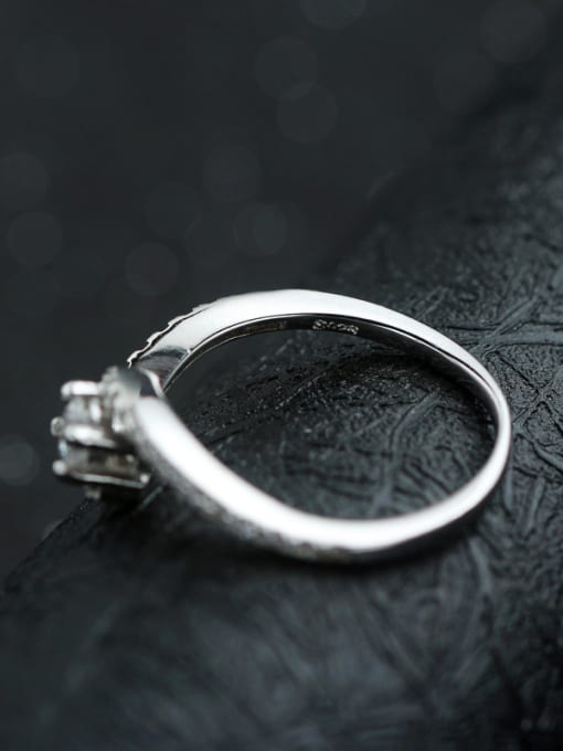 kwan Fashion Arrow and Heart Zircon Wedding Ring 2