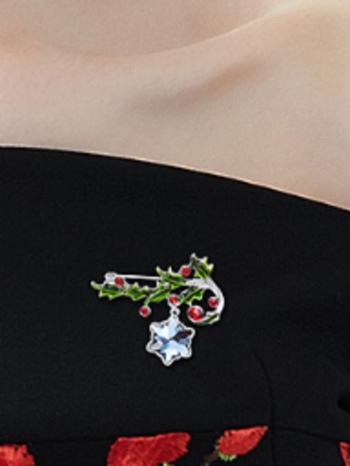 CEIDAI Fashion Christmas austrian Crystals Brooch 1