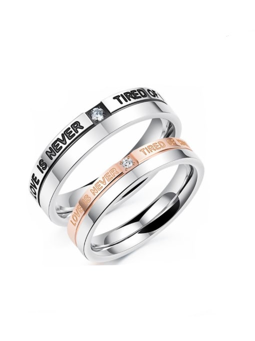 Open Sky Stainless Steel With Fashion Geometric Rings 0