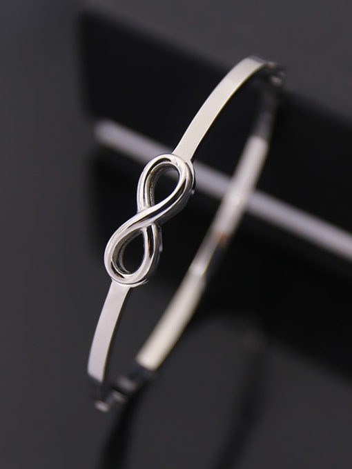 My Model Exquisite 8 Shaped Simple Style Opening Bangle 2