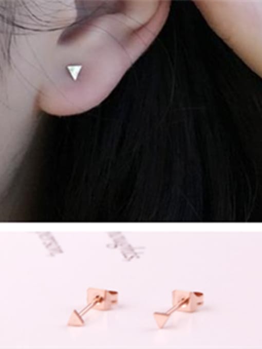 GROSE Small Triangle Women Stud Earrings 1