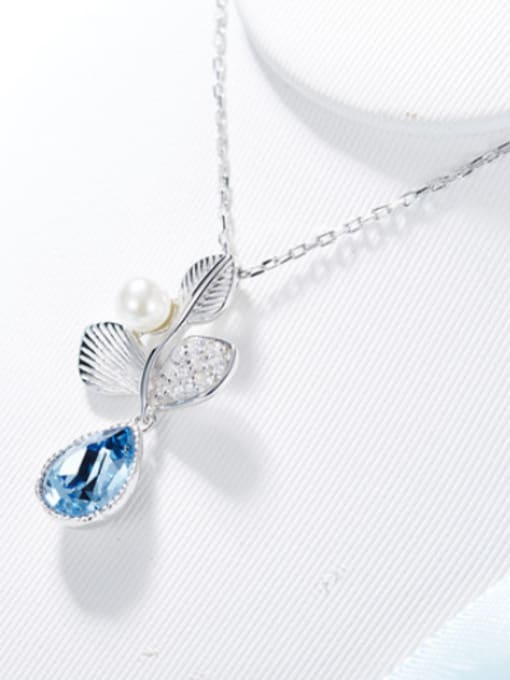 CEIDAI Leaf-shaped Pearl Necklace 1