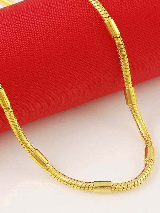 Yi Heng Da Simply Style 24K Gold Plated Geometric Shaped Necklace 1
