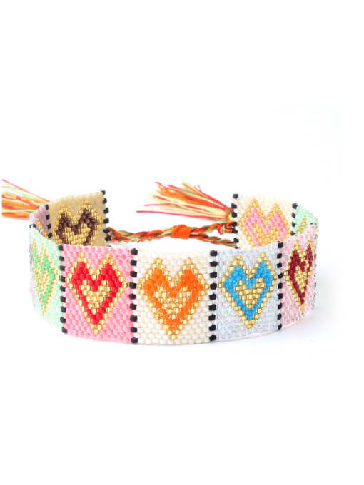 HB580-B Beautiful Colorful Bohemia Style Tassel bracelet