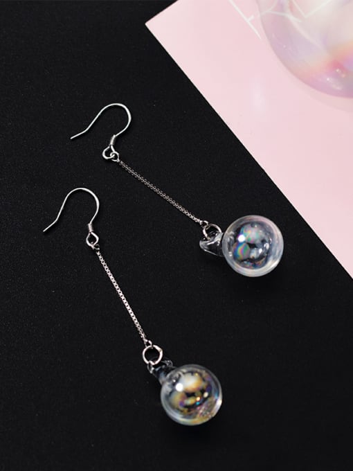 Rosh Special-shaped glass hollow and special Earrings 2