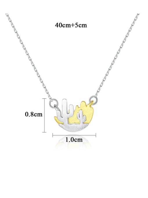 CCUI 925 Sterling Silver With Two-color plating Simplistic Pirate Ship Necklaces 4