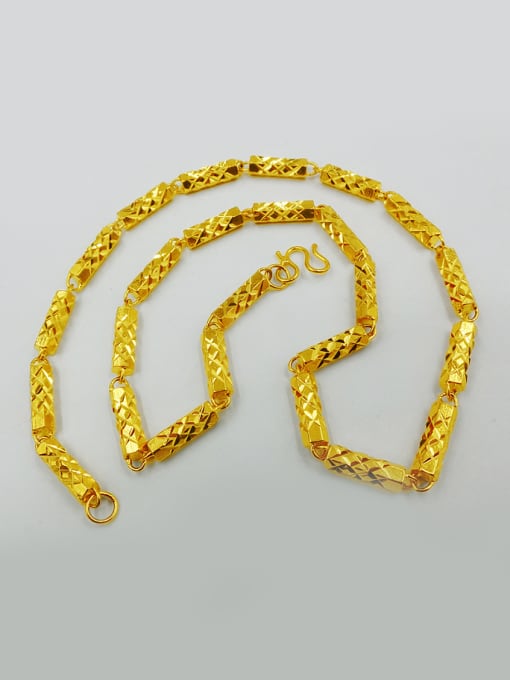 Neayou Gold Plated Geometric Shaped Men Necklace 0