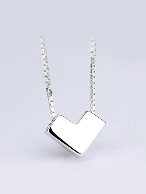 One Silver 2018 Heart-shaped Necklace 0