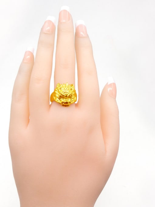 Neayou Exquisite Gold Plated Dragon Shaped Ring 1