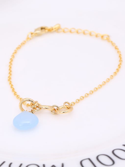 blue Exquisite Adjustable Length Geometric Shaped Bracelet