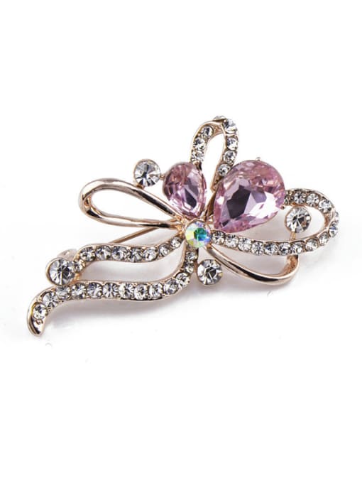 Inboe Crystals Flower-shaped Brooch 0