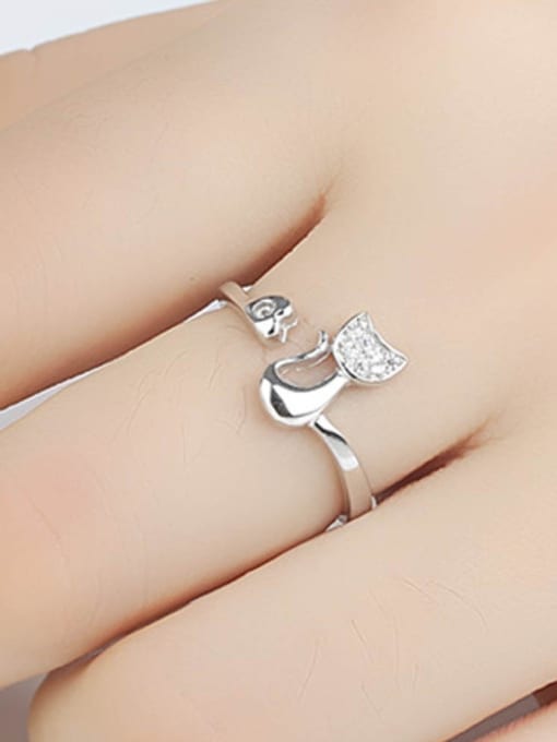 Ya Heng Lovely and Sweetly Women Simple Style Opening Ring 2
