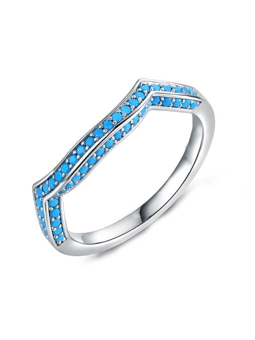 UNIENO Women Turquoise Ring