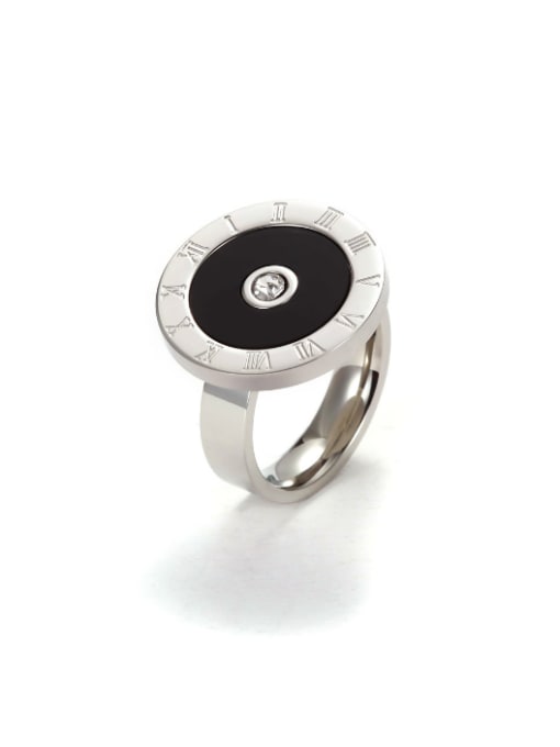 White Gold, 9.0 Personality Stainless Steel Signet Rings