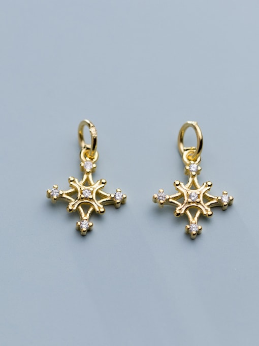 FAN 925 Sterling Silver With Cubic Zirconia  Fashion Cross Charms 4
