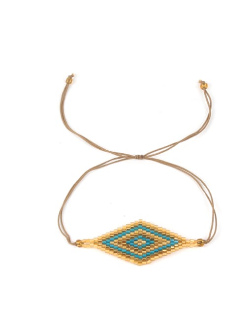 handmade Diamond Shaped Accessories Colorful Women Bracelet 1