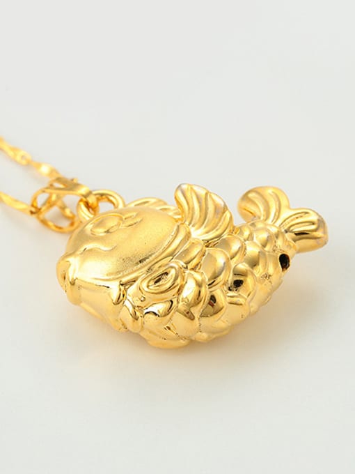 XP Ethnic style Fish Gold Plated Pendant 3