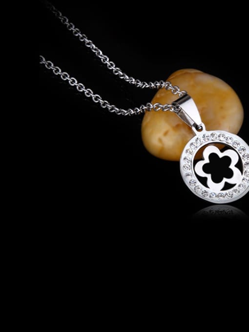 19 petals Stainless Steel With Fashion Round Necklaces