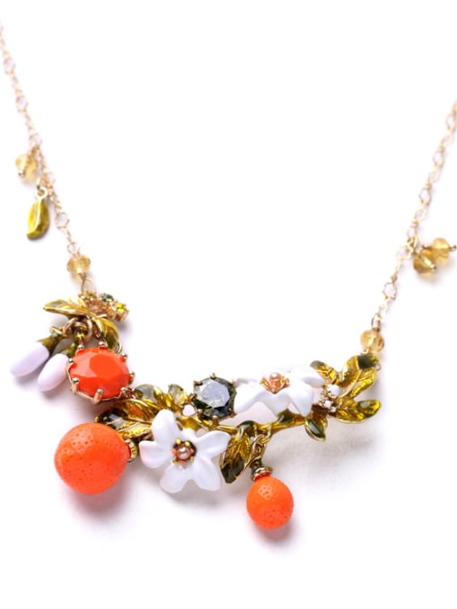 KM Sweet and Lovely Flower Necklace 1