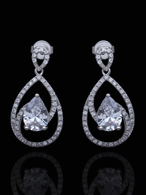 Luxu Luxury Two Pieces Jewelry Fashion Wedding Accessories Suit 1