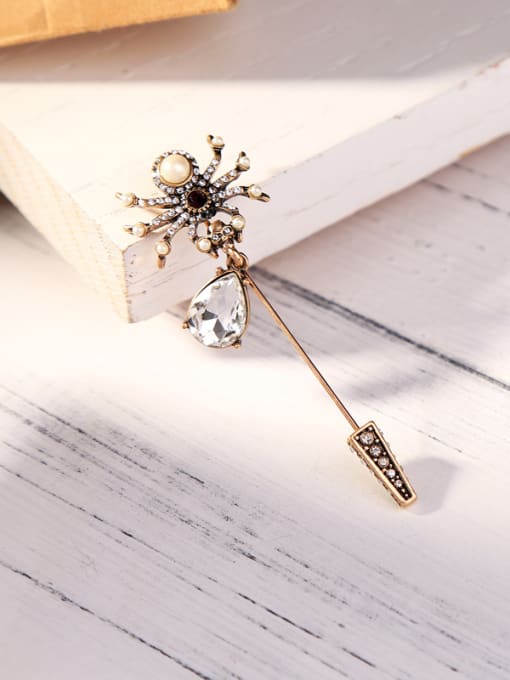 KM Retro Style Spider Shaped Personality Alloy Brooch 2