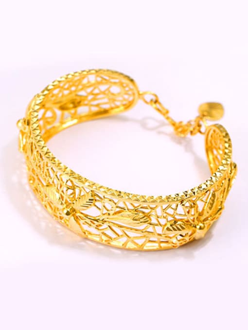 XP Retro Exaggerated Hollow Opening Bangle 1