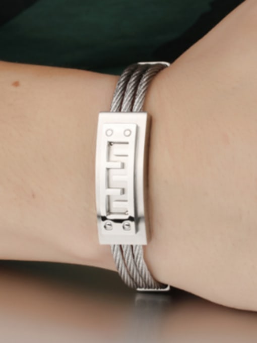 Open Sky Fashion Personalized Titanium Bracelet 1