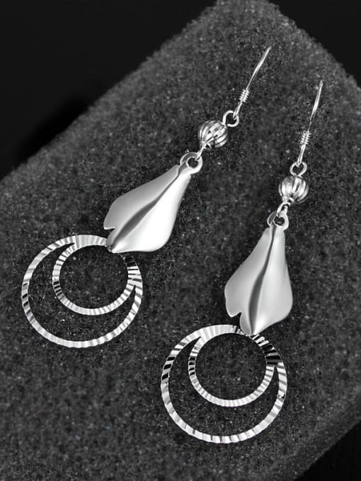 SANTIAGO Simple Geometrical 925 Sterling Silver Earrings 1