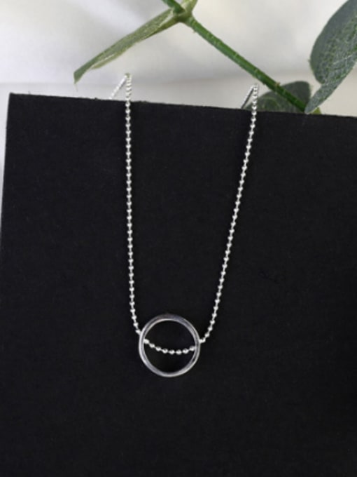 Peng Yuan Simple Ring Silver Women Anklet 0