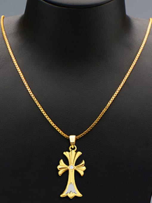 Days Lone Simple Cross Necklace 1