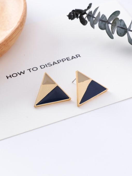 9#10426J Alloy With Gold Plated Trendy Geometric Stud Earrings