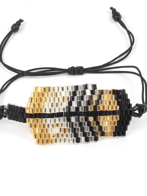JHBZBVB490-G Woven Leaves  Bohemia Handmade Fashion Bracelet