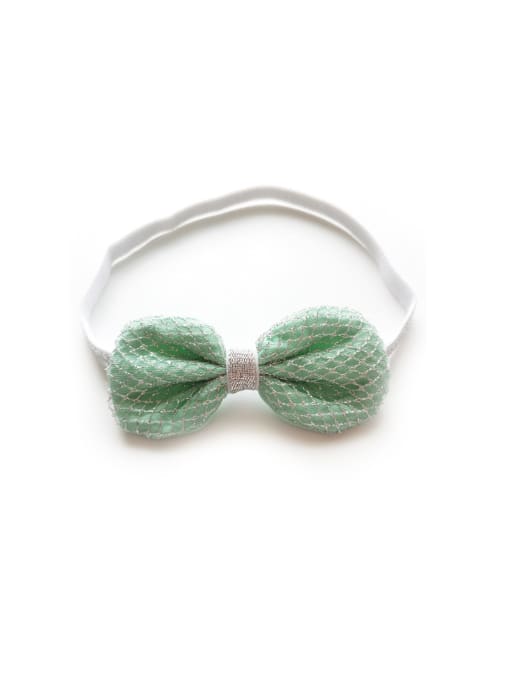 Aqua Green Bow bady headband