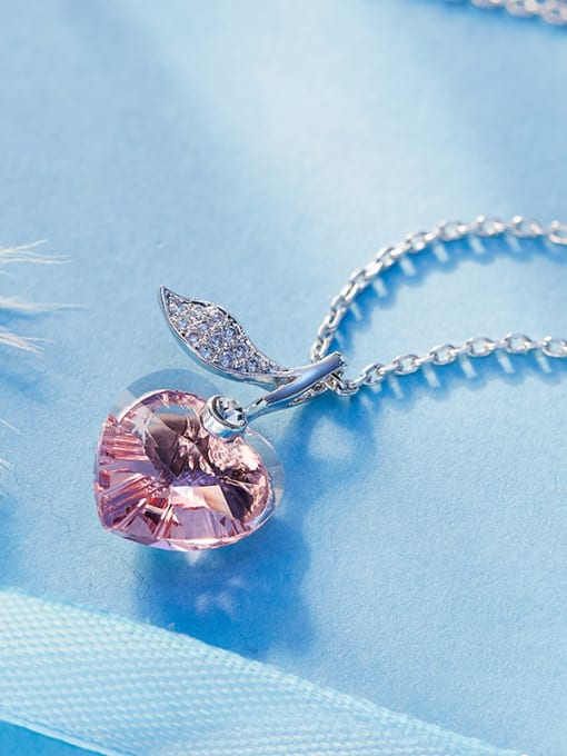 CEIDAI 2018 Heart Shaped austrian Crystal Necklace 1