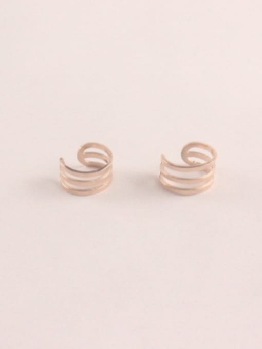 GROSE Simple Personality Multi-layer Hollow Ear Clip 0