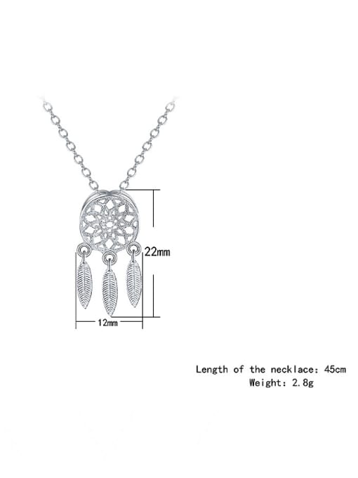 Ya Heng Fashion Dreamcatcher Pendant Copper Necklace 2