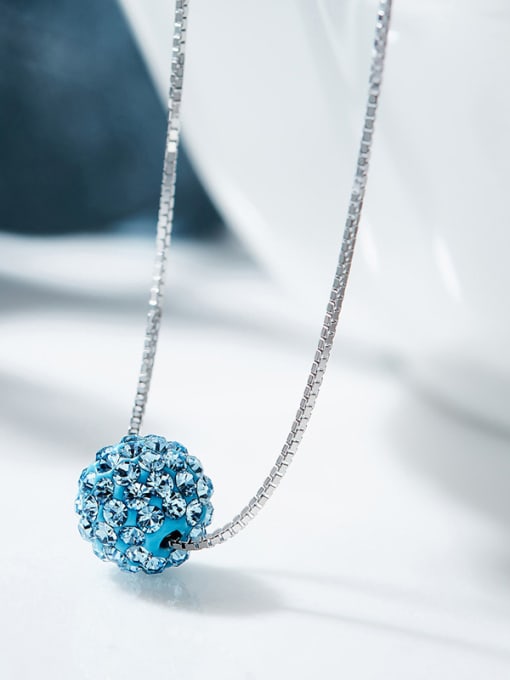 CEIDAI S925 Silver Crystal Necklace 3