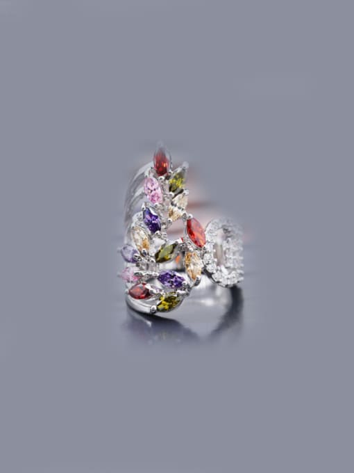 L.WIN Exquisite Colorful Statement Ring 2