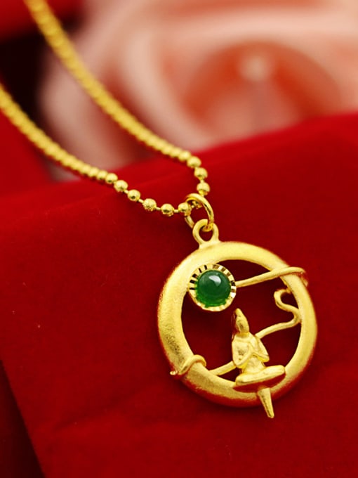 Neayou Women Round Shaped Chinese Element Necklace 0
