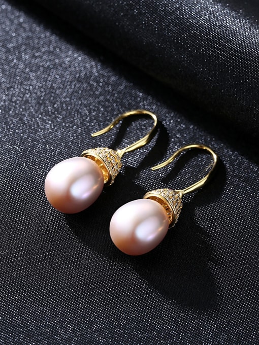 CCUI Sterling silver natural pearl earrings 1