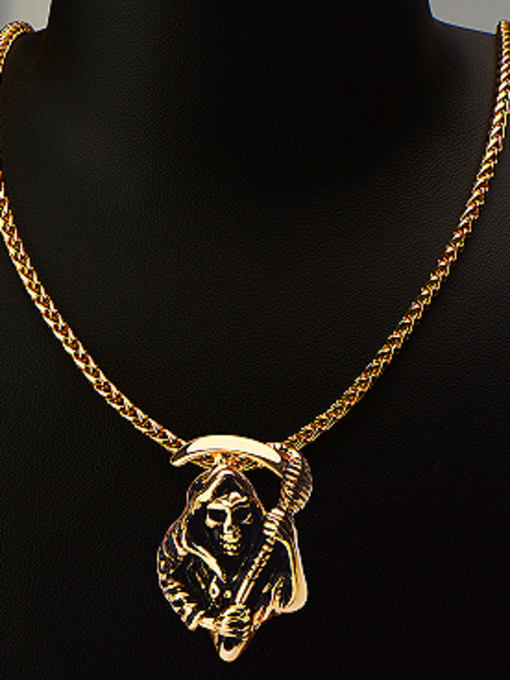 Days Lone Retro Skull Necklace 1