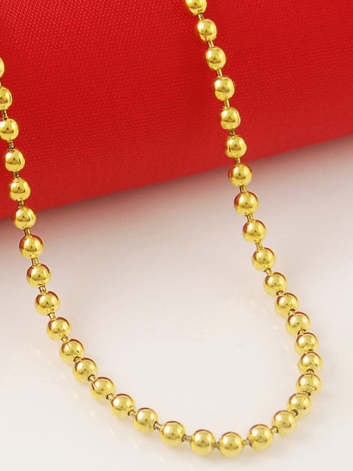 Yi Heng Da Unisex 24K Gold Plated Geometric Shaped Copper Necklace 1