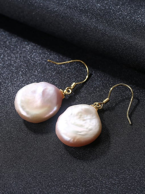 CCUI Pure silver Baroque Pearl  special shaped Earrings 0