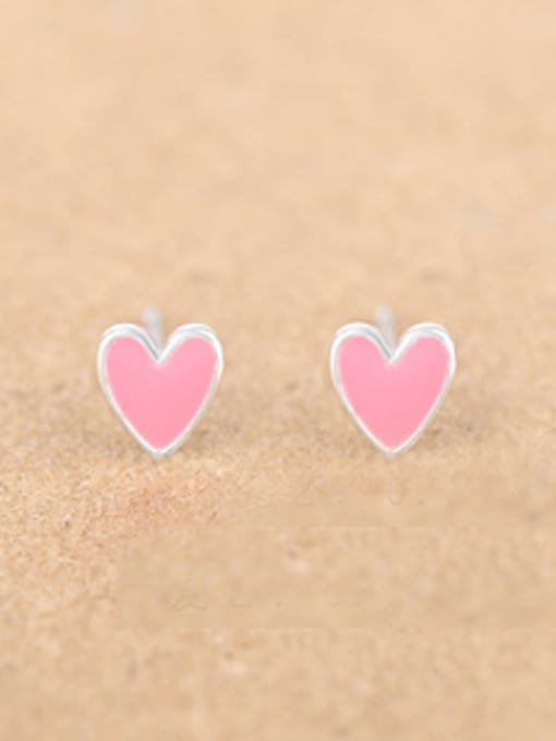 Peng Yuan Little Heart-shaped stud Earring 0