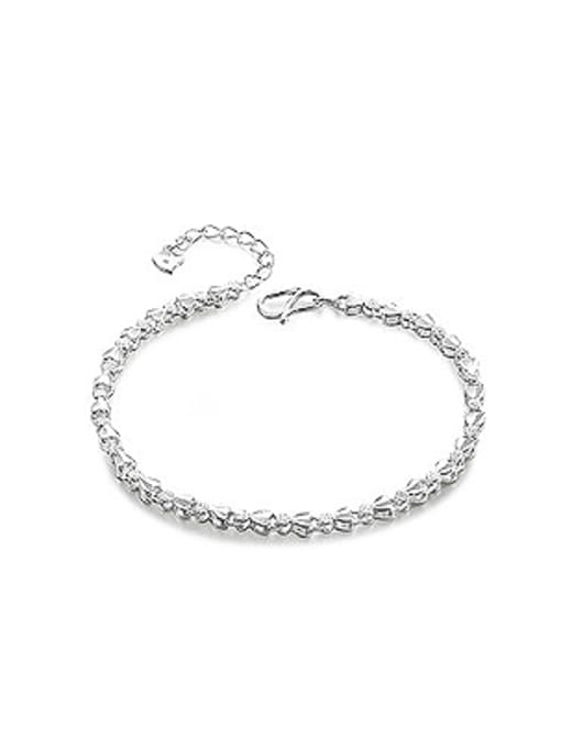 JIUQIAN Fashion 990 Silver Little Heart shapes Women Bracelet 0