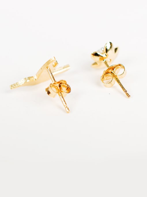 Lang Tony Creative 16K Gold Plated Asymmetric Earrings 1