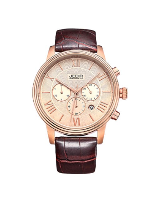9 JEDIR Brand Roman Numerals Mechanical Watch